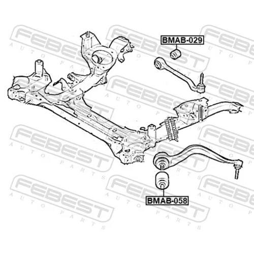 Uloženie riadenia FEBEST BMAB-058 - obr. 1