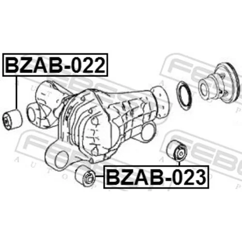 Uloženie, diferenciál BZAB-023 /FEBEST/ - obr. 1