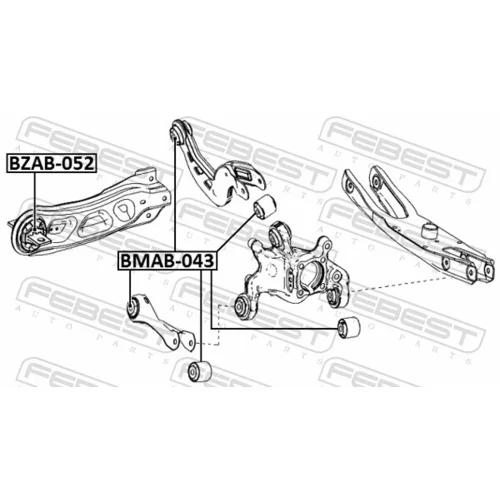 Uloženie riadenia BZAB-052 /FEBEST/ - obr. 1