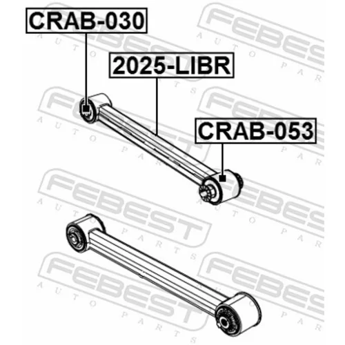 Uloženie riadenia FEBEST CRAB-053 - obr. 1