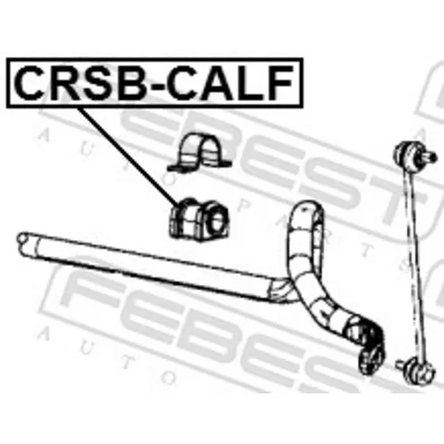 Uloženie priečneho stabilizátora FEBEST CRSB-CALF - obr. 1