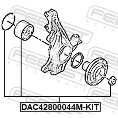 Ložisko kolesa FEBEST DAC42800044M-KIT - obr. 1