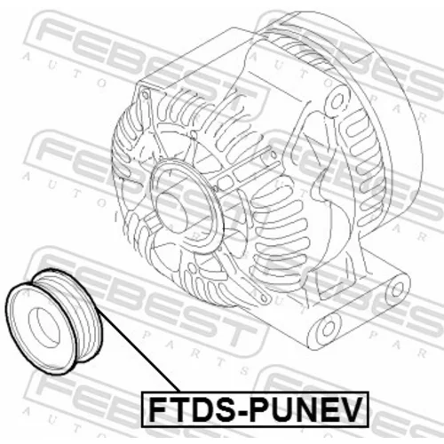 Remenica alternátora FEBEST FTDS-PUNEV - obr. 1