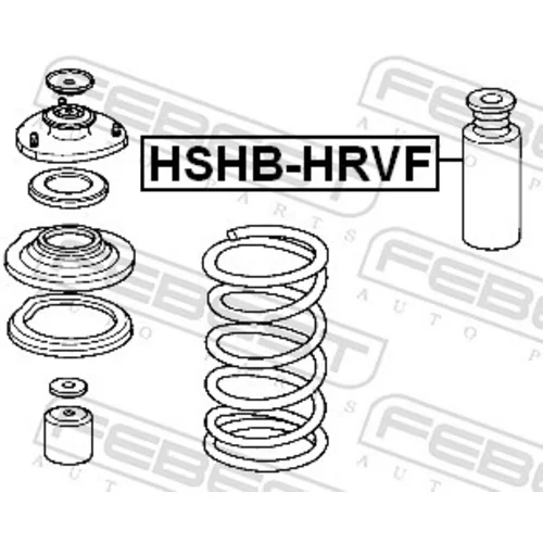 Ochranný kryt/manžeta tlmiča pérovania FEBEST HSHB-HRVF - obr. 1