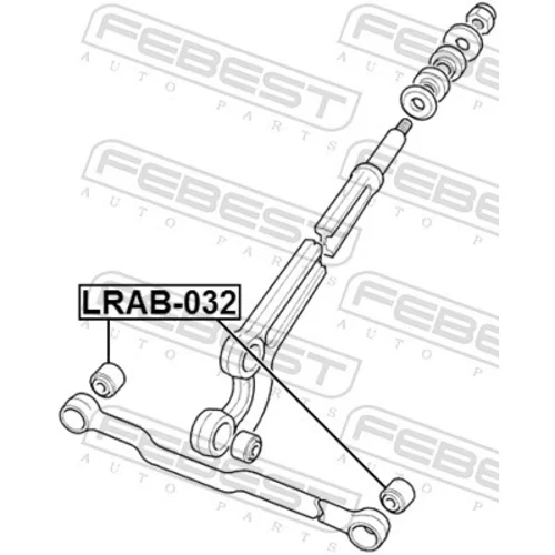 Uloženie riadenia FEBEST LRAB-032 - obr. 1