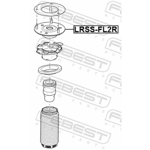 Ložisko pružnej vzpery FEBEST LRSS-FL2R - obr. 1