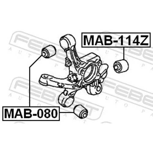 Uloženie riadenia FEBEST MAB-114Z - obr. 1