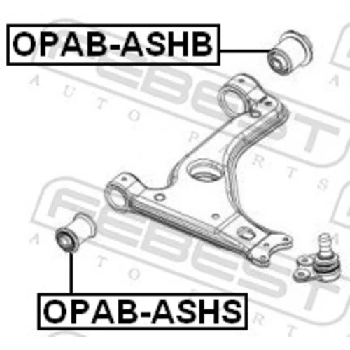 Uloženie riadenia FEBEST OPAB-ASHB - obr. 1