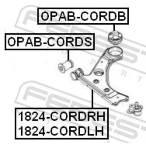 Uloženie riadenia FEBEST OPAB-CORDB - obr. 1