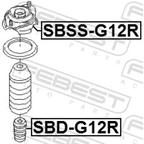 Doraz odpruženia FEBEST SBD-G12R - obr. 1