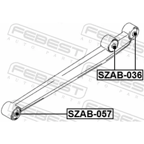 Uloženie riadenia FEBEST SZAB-057 - obr. 1