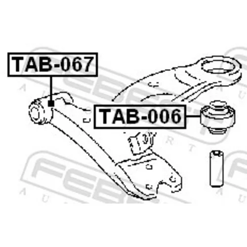 Uloženie riadenia FEBEST TAB-006 - obr. 1