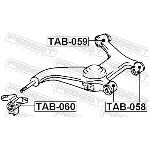 Uloženie riadenia FEBEST TAB-058 - obr. 1