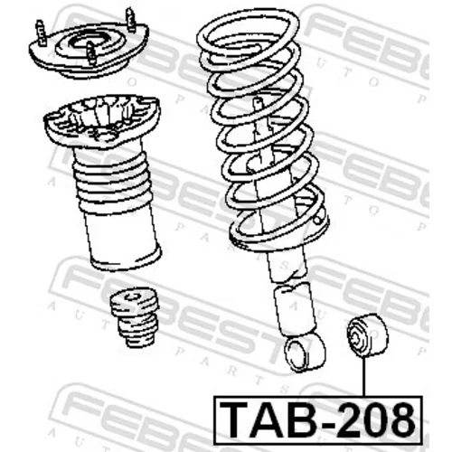 Puzdro, tlmič FEBEST TAB-208 - obr. 1