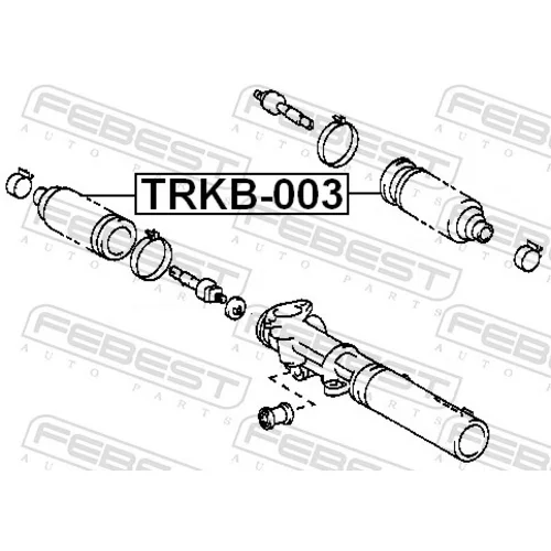 Manžeta riadenia FEBEST TRKB-003 - obr. 1