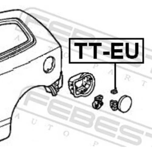 Uzáver palivovej nádrže FEBEST TT-EU - obr. 1