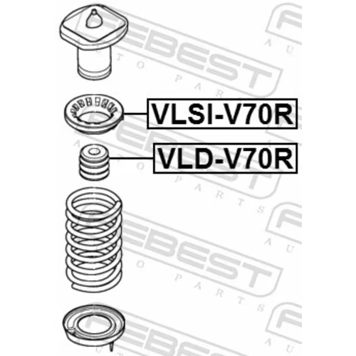 Doraz odpruženia FEBEST VLD-V70R - obr. 1