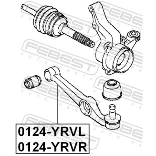 Rameno zavesenia kolies FEBEST 0124-YRVL - obr. 1