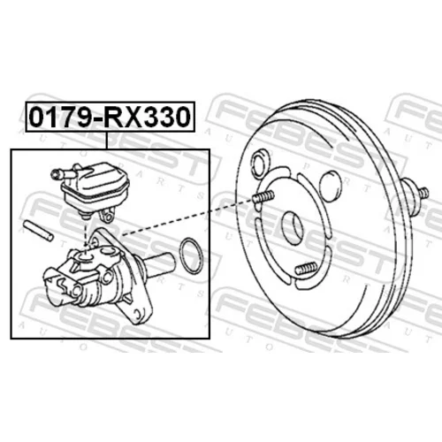 Hlavný brzdový valec FEBEST 0179-RX330 - obr. 1