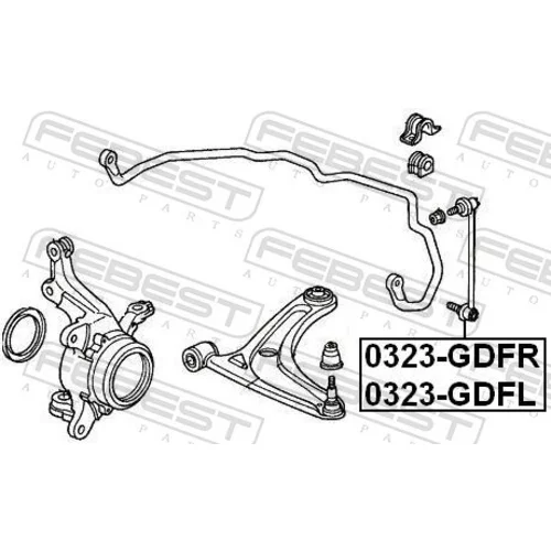 Tyč/Vzpera stabilizátora FEBEST 0323-GDFR - obr. 1