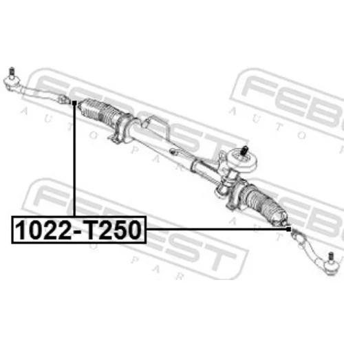 Axiálny čap tiahla riadenia FEBEST 1022-T250 - obr. 1