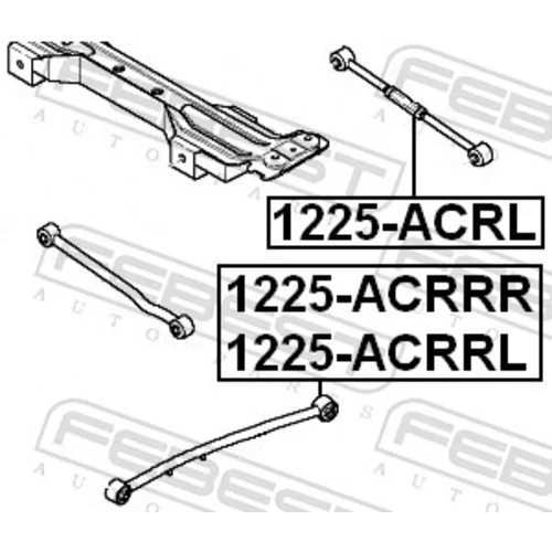 Rameno zavesenia kolies FEBEST 1225-ACRL - obr. 1