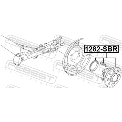 Náboj kolesa FEBEST 1282-SBR - obr. 1