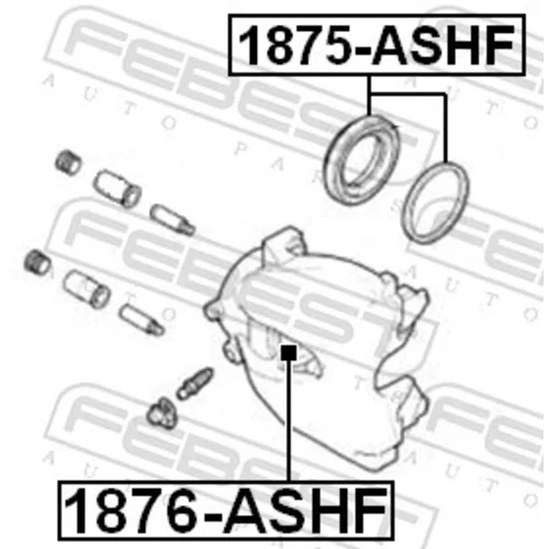 Piest brzdového strmeňa FEBEST 1876-ASHF - obr. 1