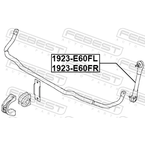 Tyč/Vzpera stabilizátora FEBEST 1923-E60FL - obr. 1