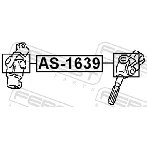 Kĺb hriadeľa riadenia FEBEST AS-1639 - obr. 1