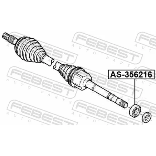 Ložisko hnacieho hriadeľa FEBEST AS-356216 - obr. 1