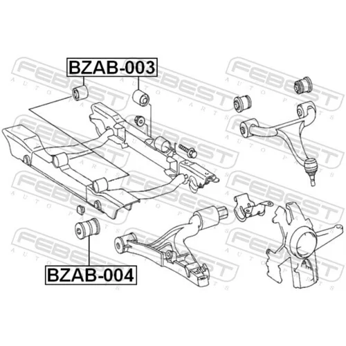 Uloženie riadenia BZAB-003 /FEBEST/ - obr. 1