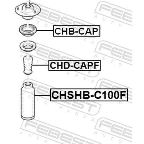 Doraz odpruženia FEBEST CHD-CAPF - obr. 1