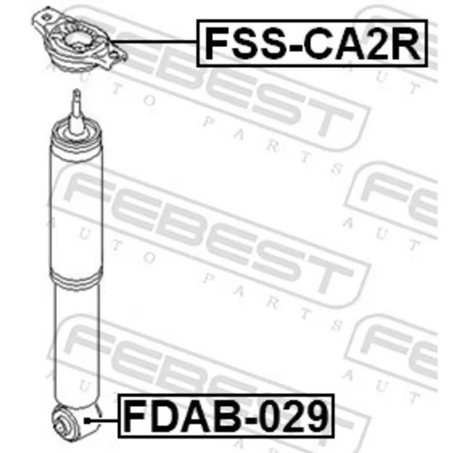 Puzdro, tlmič FEBEST FDAB-029 - obr. 1