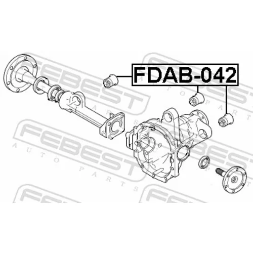 Uloženie, diferenciál FDAB-042 /FEBEST/ - obr. 1