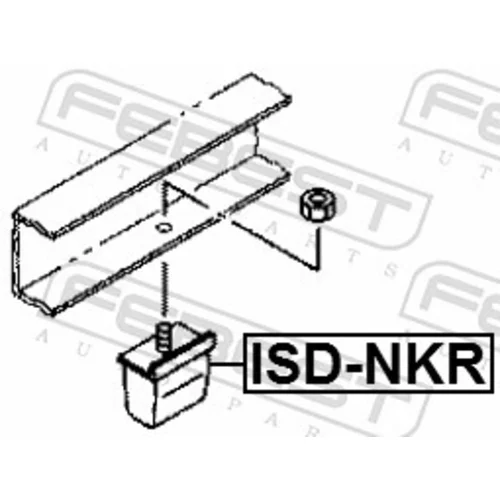 Zavesenie prídavnej list. pružiny ISD-NKR /FEBEST/ - obr. 1