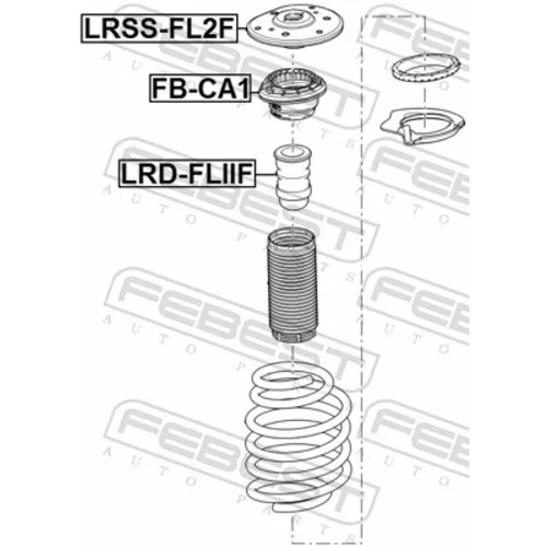 Ložisko pružnej vzpery FEBEST LRSS-FL2F - obr. 1