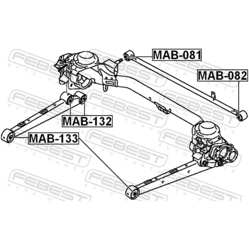 Uloženie riadenia FEBEST MAB-133 - obr. 1