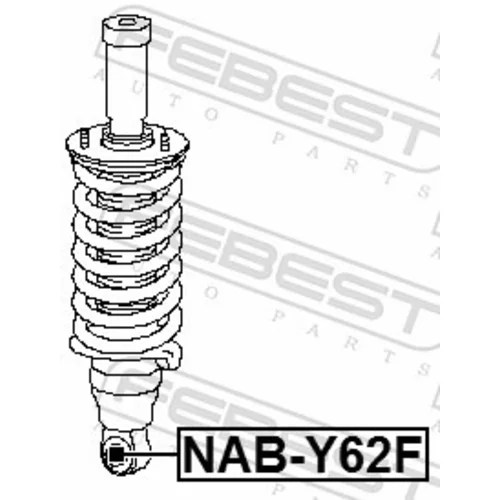 Puzdro, tlmič FEBEST NAB-Y62F - obr. 1