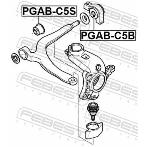 Uloženie riadenia FEBEST PGAB-C5B - obr. 1