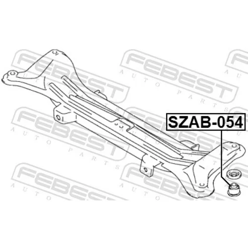 Uloženie tela nápravy SZAB-054 /FEBEST/ - obr. 1