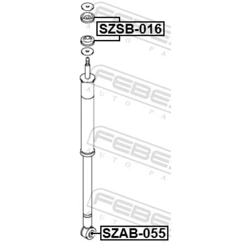 Puzdro, tlmič FEBEST SZAB-055 - obr. 1