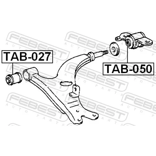 Uloženie riadenia FEBEST TAB-050 - obr. 1