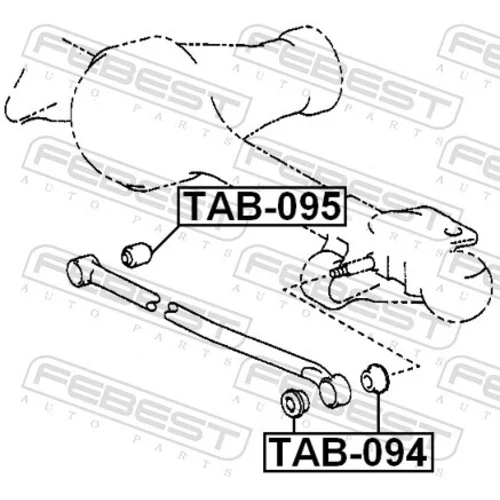 Uloženie riadenia FEBEST TAB-094 - obr. 1