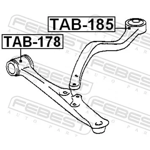 Uloženie riadenia TAB-185 /FEBEST/ - obr. 1