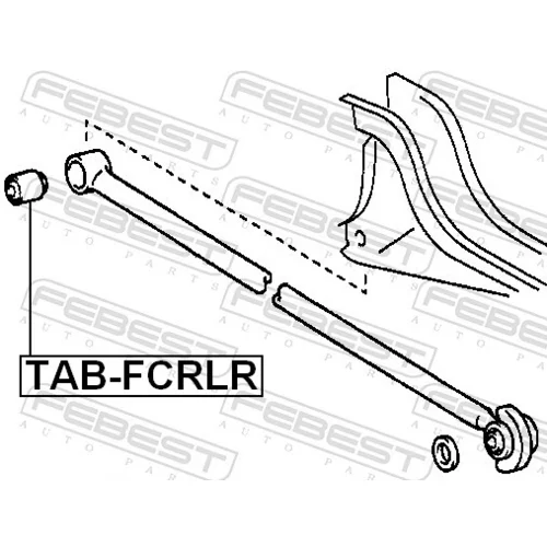 Uloženie riadenia FEBEST TAB-FCRLR - obr. 1