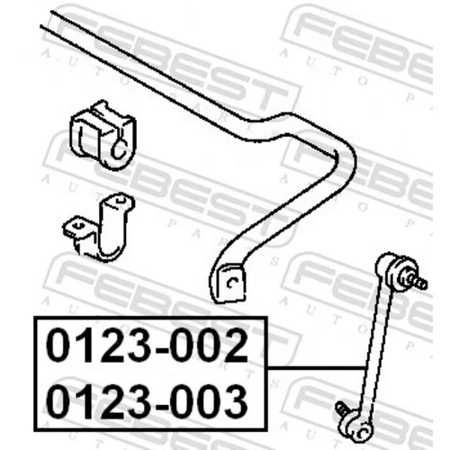 Tyč/Vzpera stabilizátora FEBEST 0123-002 - obr. 1