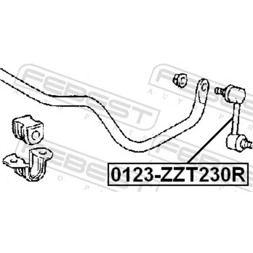 Tyč/Vzpera stabilizátora FEBEST 0123-ZZT230R - obr. 1