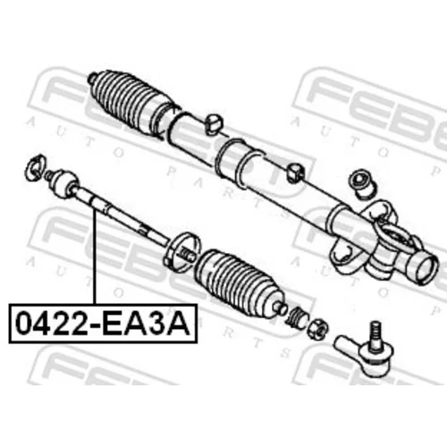 Axiálny čap tiahla riadenia FEBEST 0422-EA3A - obr. 1