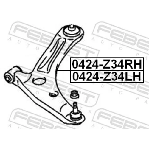 Rameno zavesenia kolies FEBEST 0424-Z34RH - obr. 1